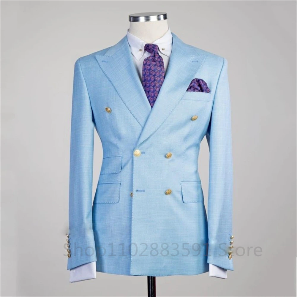 High Quality Men's Business Suit Jacket Size British Style Men Wedding Party Tuxedo Coats Homme Slim Fit Blazer Only