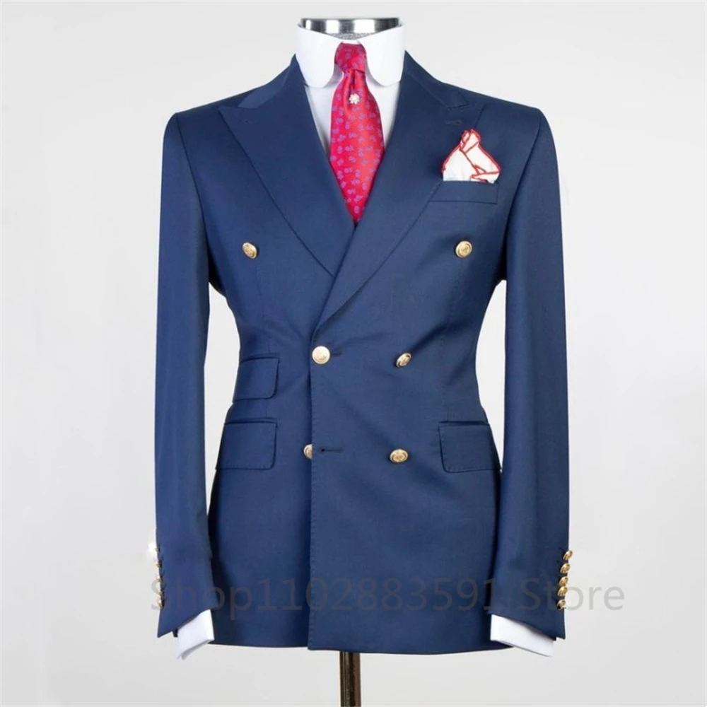 High Quality Men's Business Suit Jacket Size British Style Men Wedding Party Tuxedo Coats Homme Slim Fit Blazer Only