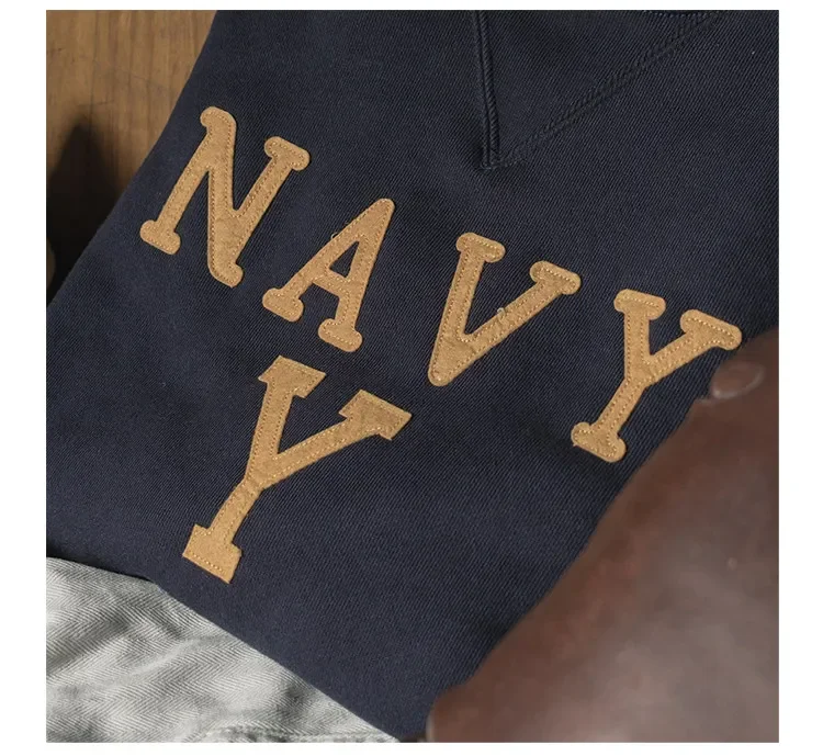 Autumn Rugged Bronson Boxing Coach Heavy Fleece Pullover – Navy Y Shipyard Sweatshirt Made from Premium US Cotton