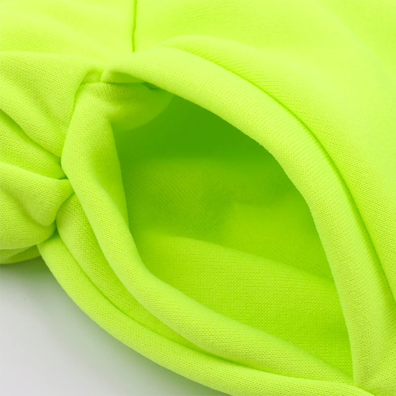 OMSJ 2024 Fashion Neon Style Mens Sets Fluorescence Green Hooded Sweatshirt+Sweatpants Two Piece Autumn Winter Casual Tracksuit