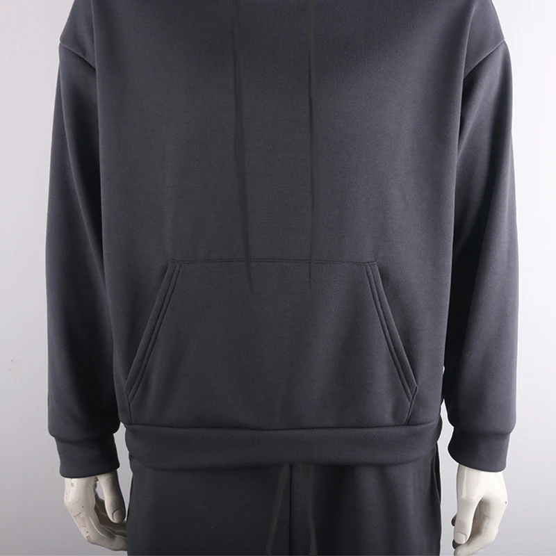 OMSJ 2024 Fashion Neon Style Mens Sets Fluorescence Green Hooded Sweatshirt+Sweatpants Two Piece Autumn Winter Casual Tracksuit