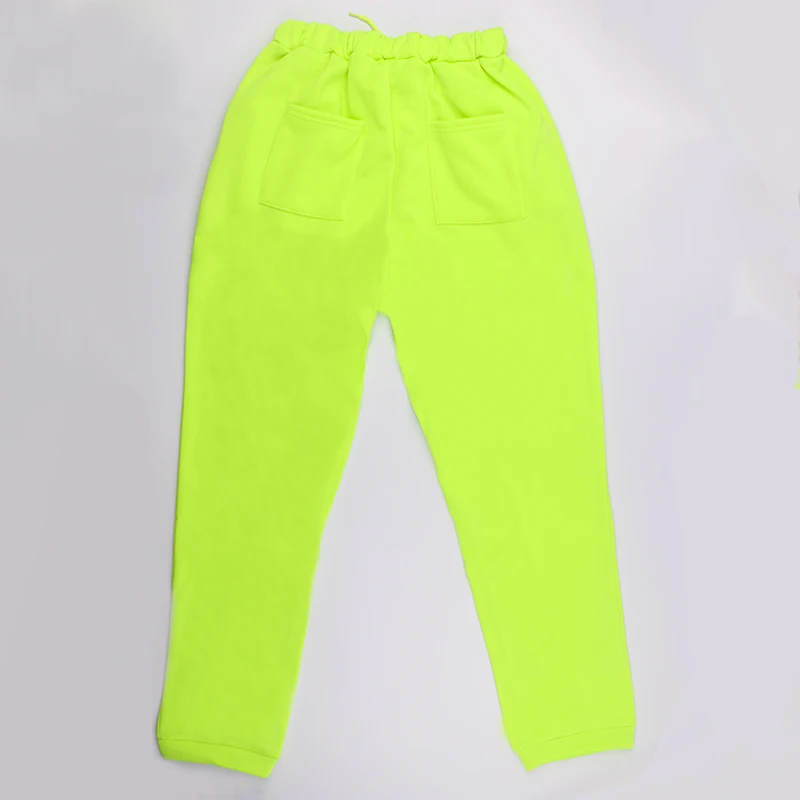 OMSJ 2024 Fashion Neon Style Mens Sets Fluorescence Green Hooded Sweatshirt+Sweatpants Two Piece Autumn Winter Casual Tracksuit