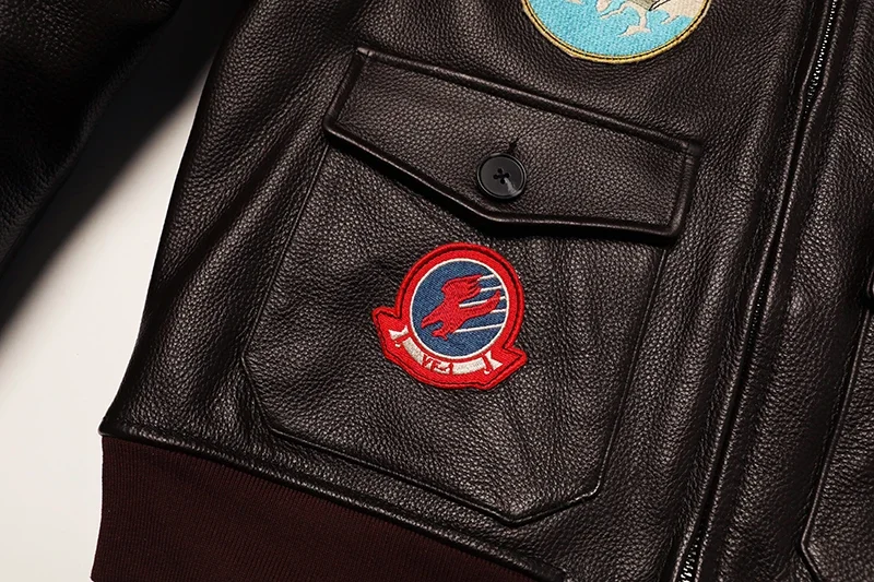 Military Clothing G1 Flight Jacket Thickening Quilted100% Cowhide Leather Jackets Men Coat Winter Overcoat M212 Dropshipping