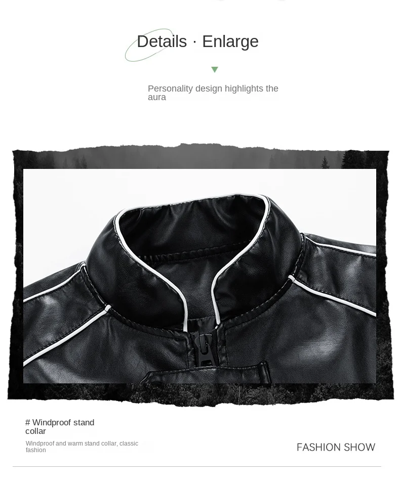American Leather Jacket Coats Male Autumn Winter Street Pilot Motorcycle Clothing Hiphop Trend Loose Luffian Handsome Top Coats