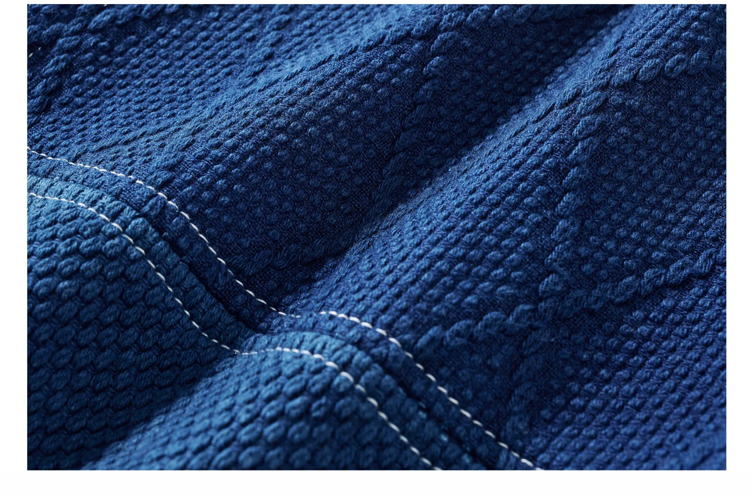 Vintage Indigo Jacket Men French Workwear Cargo Tooling Jacket Autumn Winter Blue Dyed Kendo Fabric Multi-pocket Cardigan Coat
