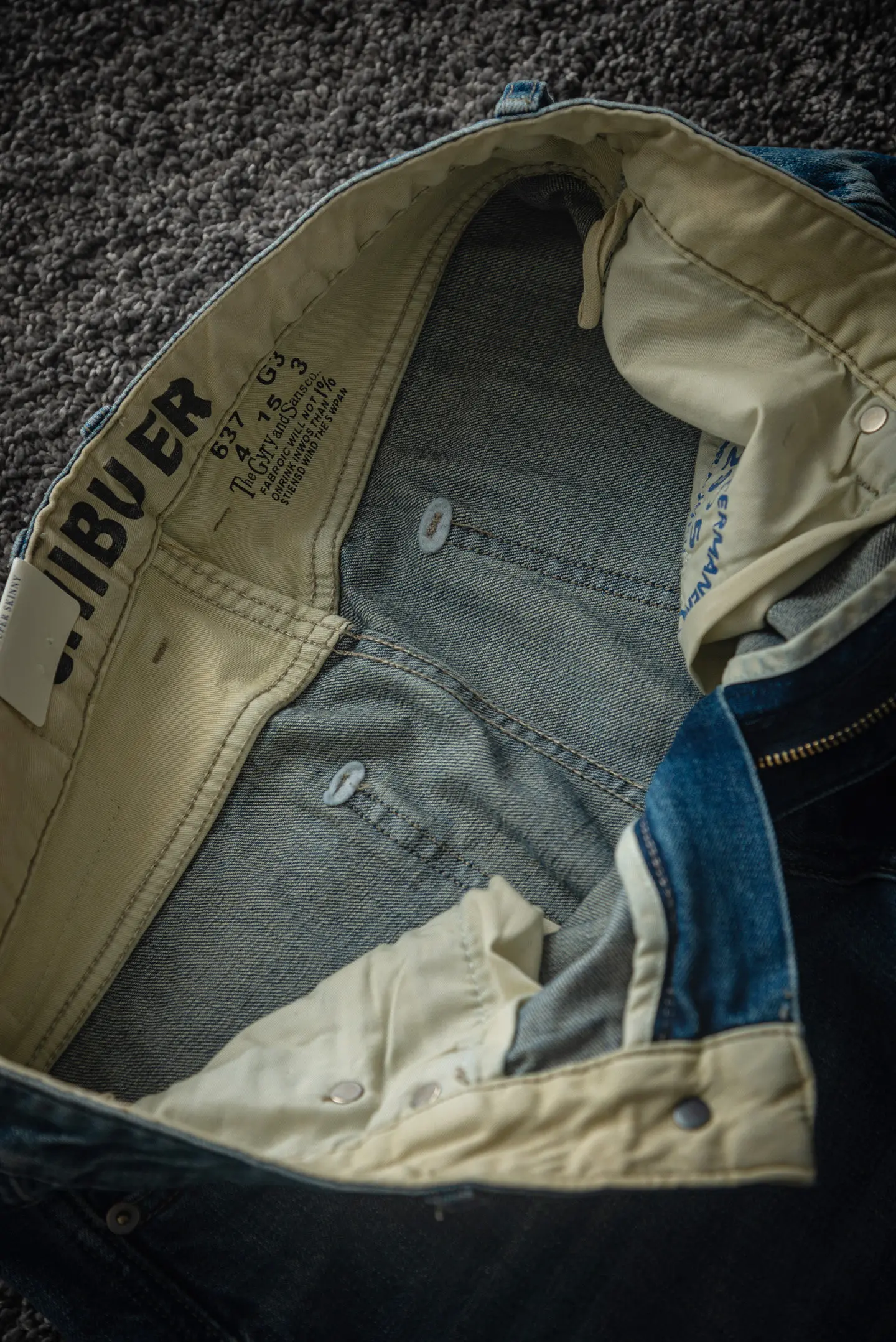2026 Spring New American Retro Heavyweight High-end Comfort Jeans Men's Fashion 94% Cotton Washed Old Straight Casual Pants