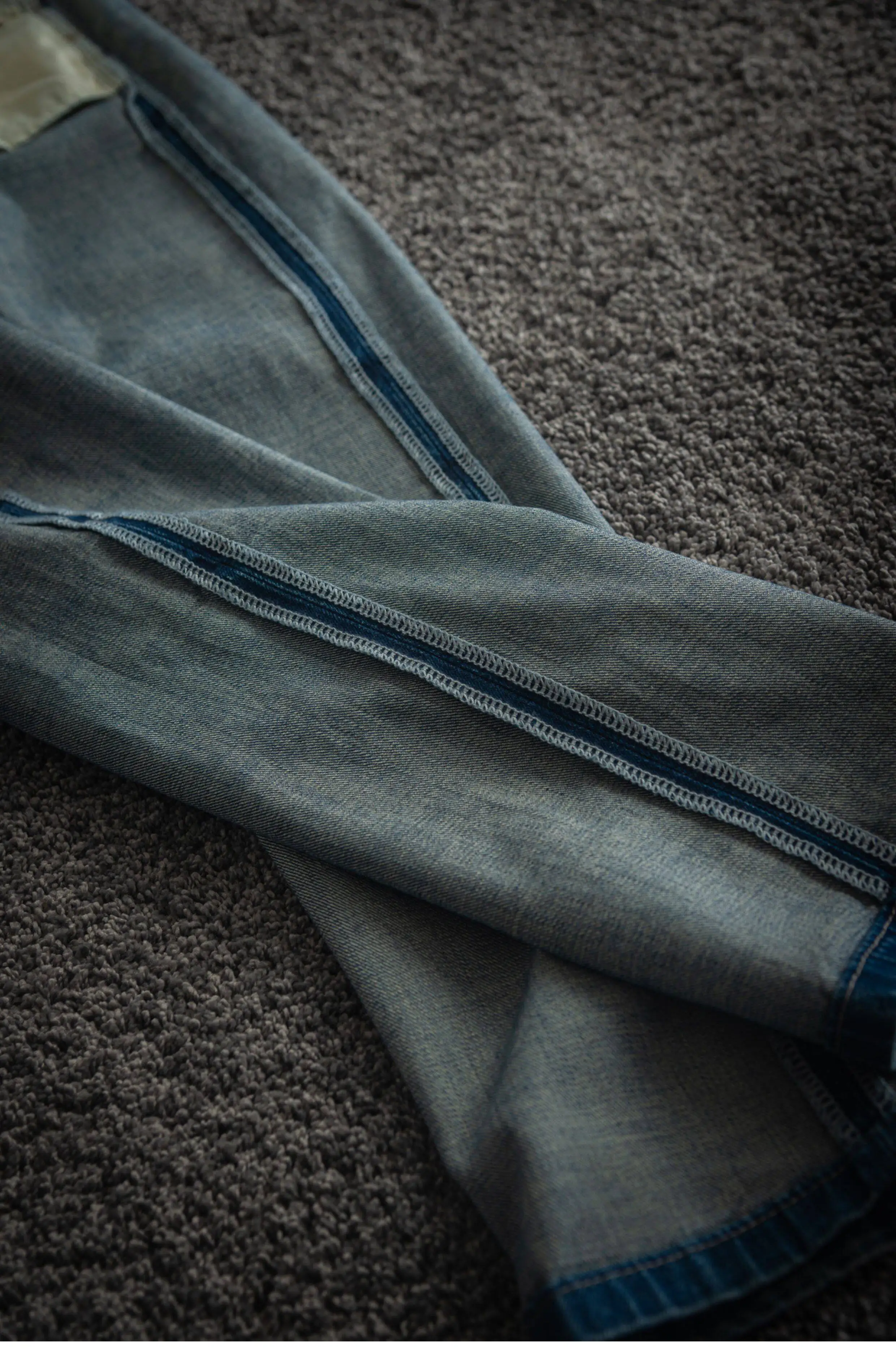 2026 Spring New American Retro Heavyweight High-end Comfort Jeans Men's Fashion 94% Cotton Washed Old Straight Casual Pants