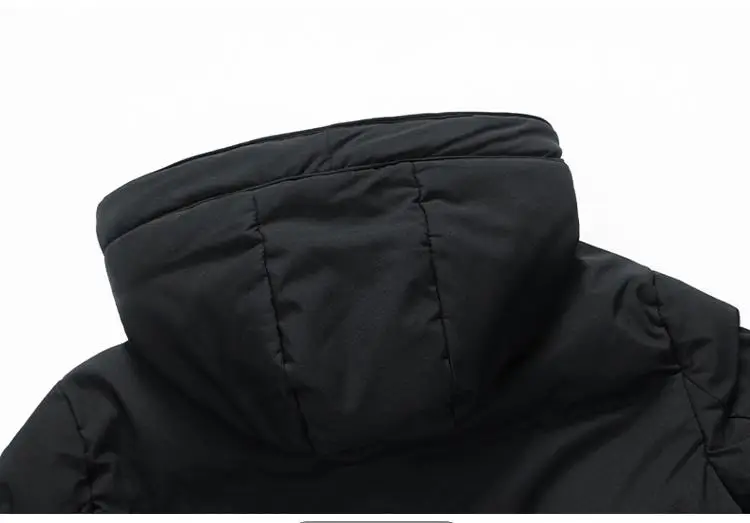 8XL Winter Men Puffer Jacket Thick Warm Jackets Hooded Long Coats Fashion Casual Cotton Padded Parkas Man Outwear Clothing Top