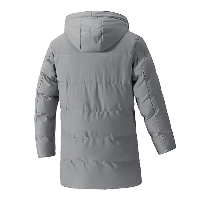 8XL Winter Men Puffer Jacket Thick Warm Jackets Hooded Long Coats Fashion Casual Cotton Padded Parkas Man Outwear Clothing Top