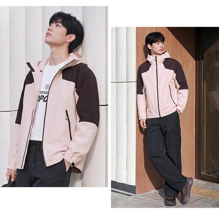 Semir Men Jacket Waterproof Windproof Hooded Breathable Durable Outdoor Utility Casual Autumn Outerwear Daily Wear 2026