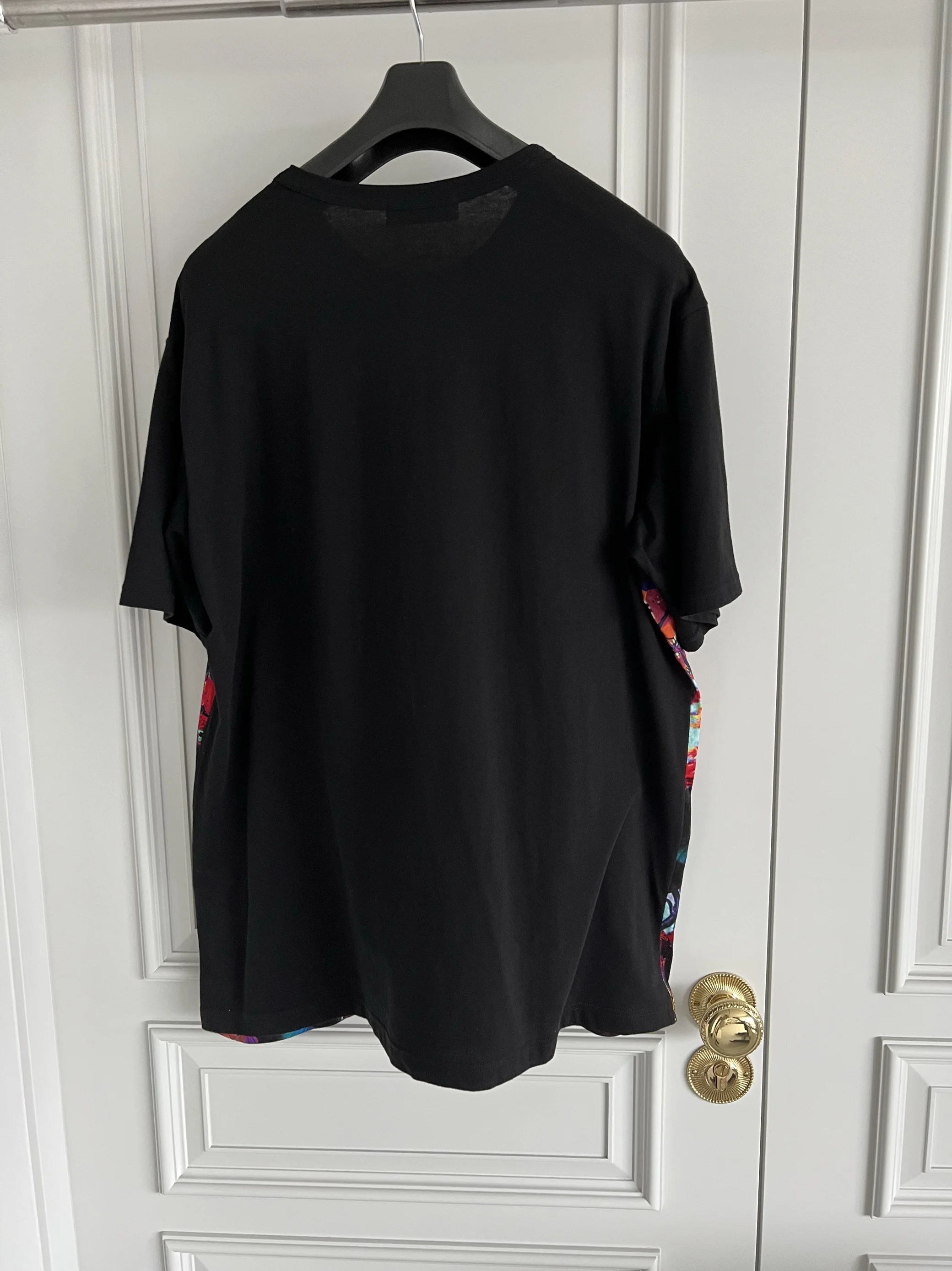 TOP-YAMAMOTO Original Design Collaboration Round Neck T-shirt, Hawaiian men's and women's large-sized Japanese