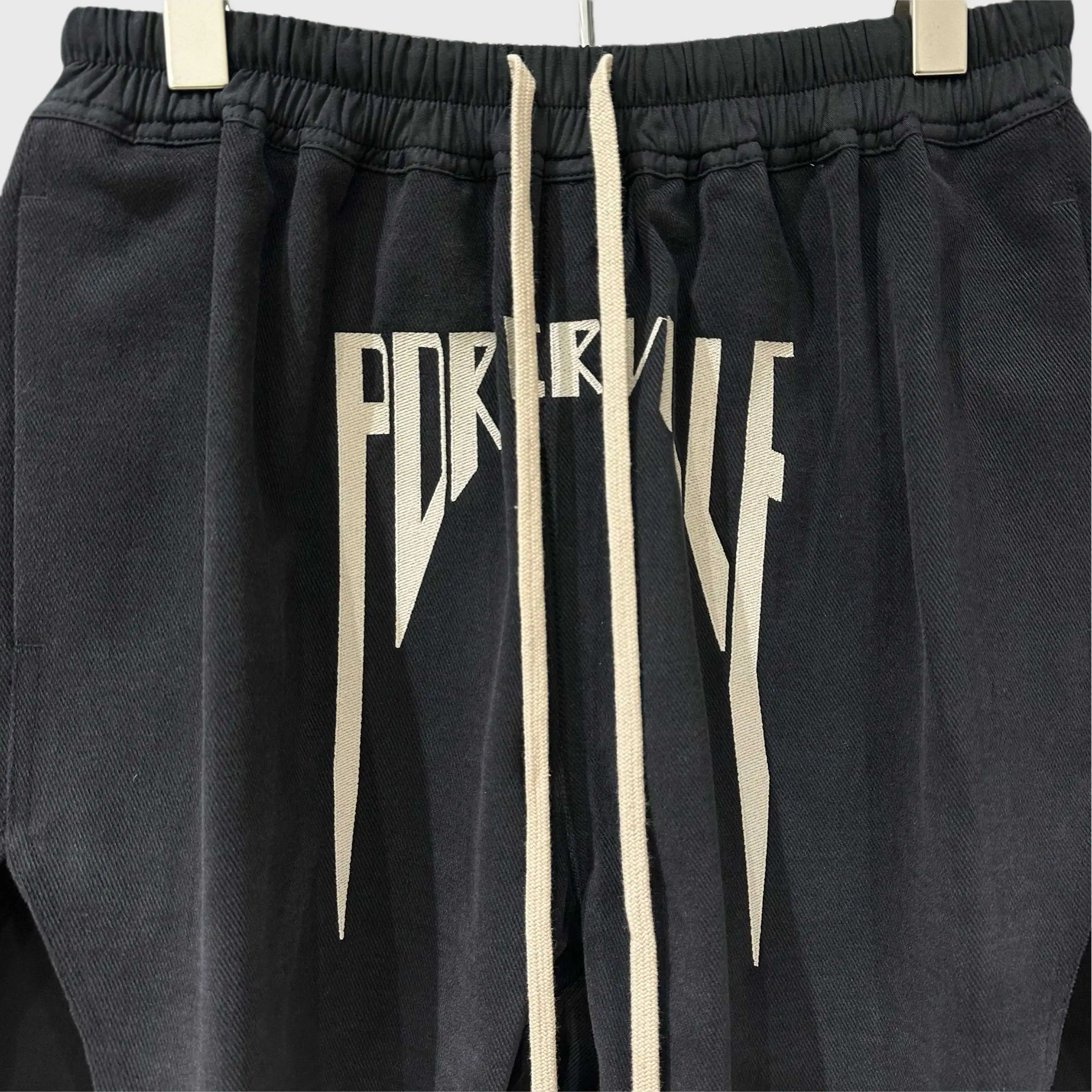 Owen Seak Men Casual Harem Short Cotton Gothic Style Men's Clothing Women Summer High Street Loose Black Short