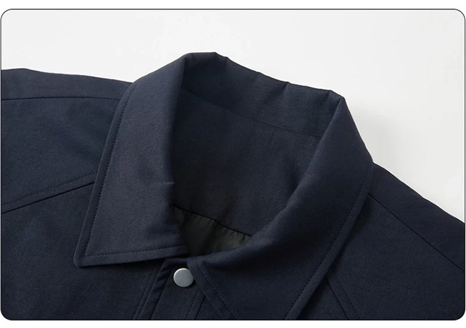 Big Size Men's Trench Coat Single Button Windbreaker Jacket Male Korean Popular Clothes Spring Demi-season Long Cardigan Outwear