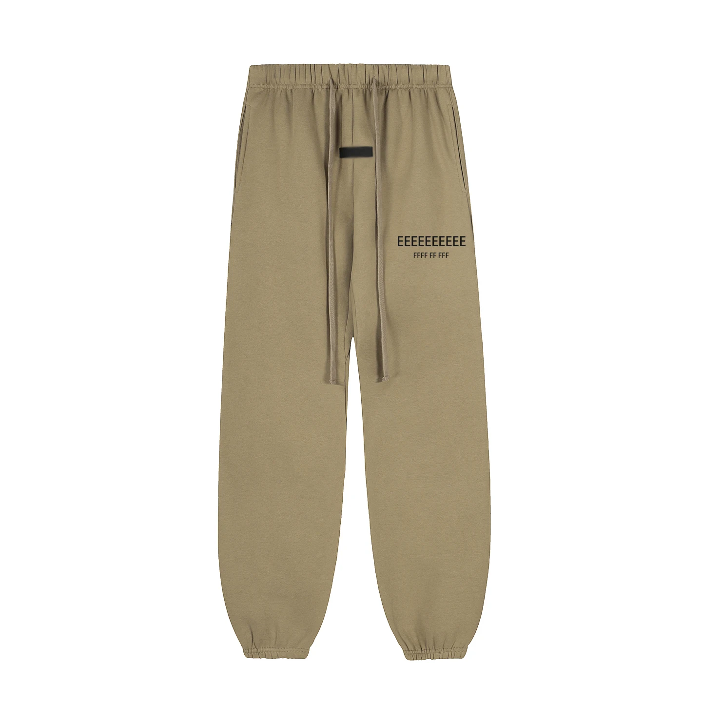 Fashion Double-Stripe Set Men's Drawstring Pants Luxury Design Long Silicone Letter Pants High Street Oversized Pants Hoodie Set