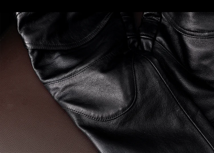 Mauroicardi Spring Autumn Cool Black Pu Leather Moto & Biker Pants Men Luxury Designer European Style Clothes Streetwear 2025