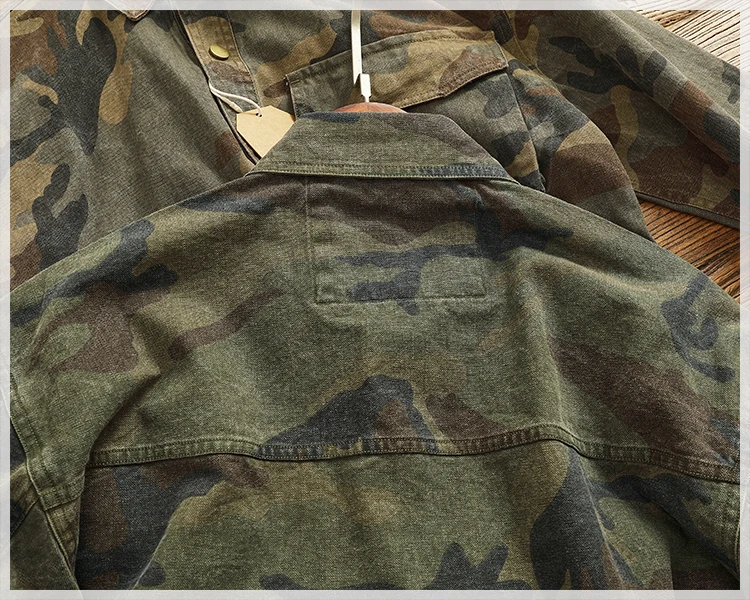 Casual cargo shirt camouflage coat fall new men's coat large pocket function stylish outdoor jacket