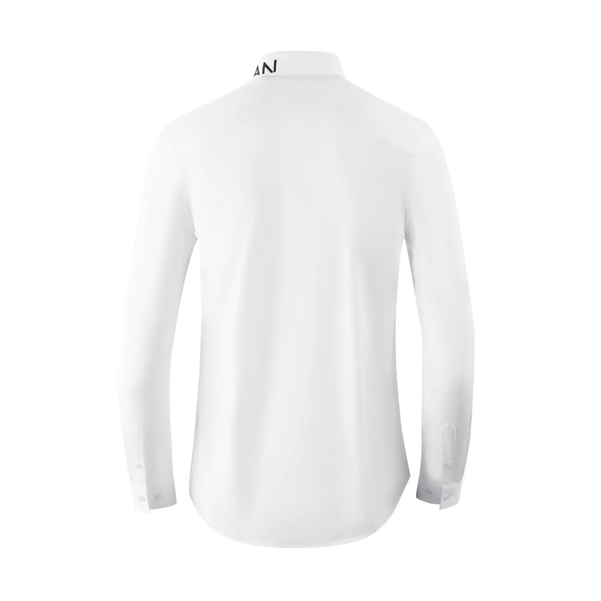 Luxury Brand Letter Printed Men's Shirt Slim Fit Long Sleeve Casual Business Dress Shirts Star Social Office Banquet Party Shirt