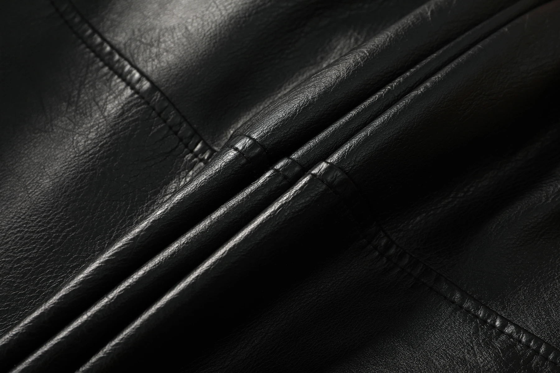 Men's Motorcycle Racing Suit PU Leather Label Color Jacket