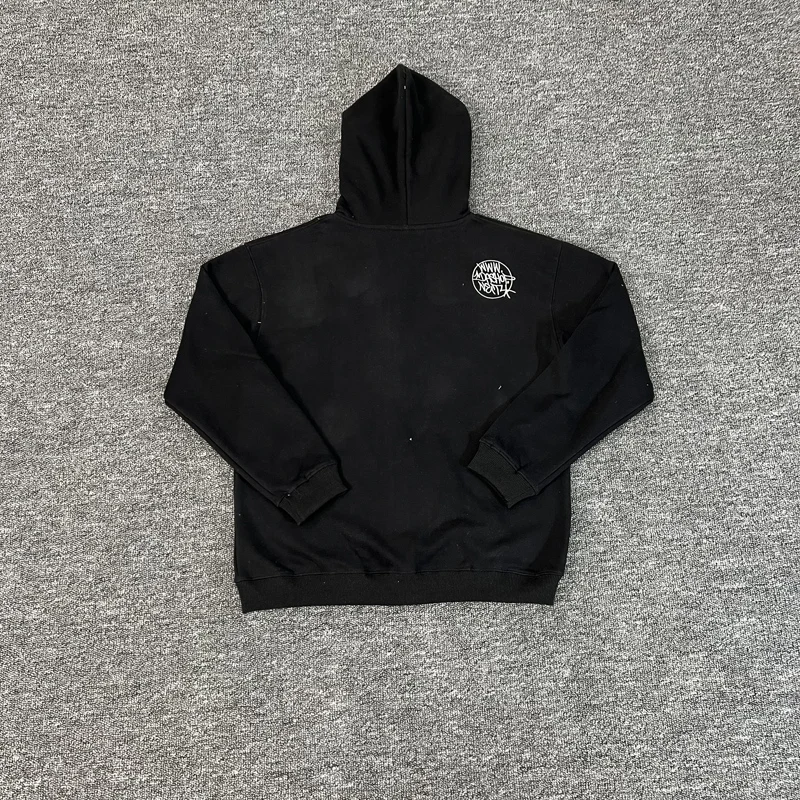 Black Pink Ida Sply Zipper Hoodie Chest Towel Embroidery Patch Sweatshirts Men Women High Quality Casual Loose Pullovers Clothes