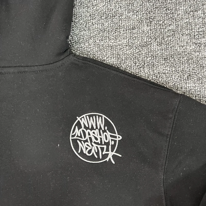 Black Pink Ida Sply Zipper Hoodie Chest Towel Embroidery Patch Sweatshirts Men Women High Quality Casual Loose Pullovers Clothes