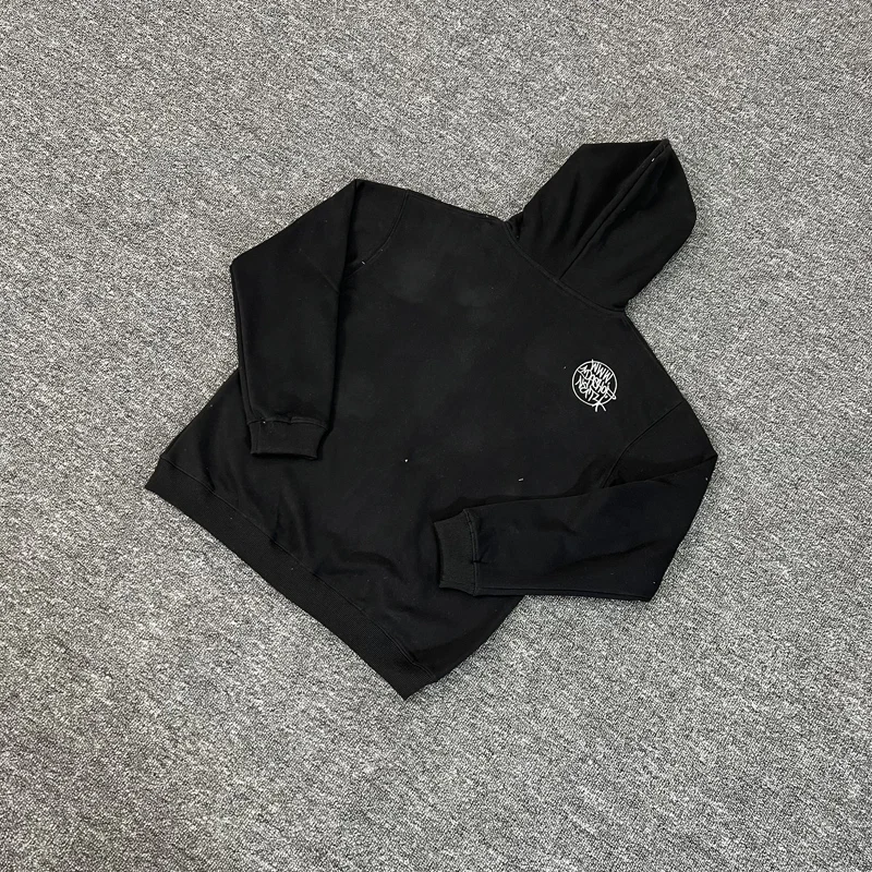 Black Pink Ida Sply Zipper Hoodie Chest Towel Embroidery Patch Sweatshirts Men Women High Quality Casual Loose Pullovers Clothes