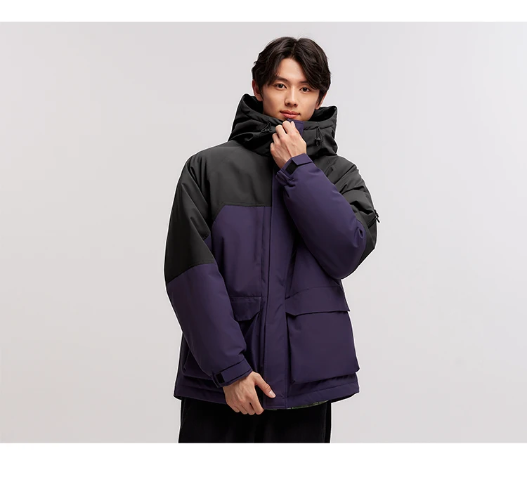 Semir Down Jacket Men 2026 New Winter Couple Windproof Wear-Resistant and Warm Outdoor Contrasting Colors Outerwear