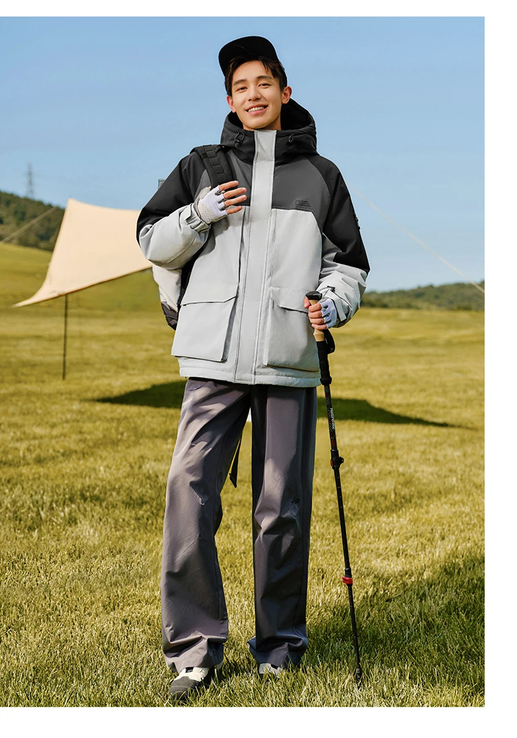 Semir Down Jacket Men 2026 New Winter Couple Windproof Wear-Resistant and Warm Outdoor Contrasting Colors Outerwear