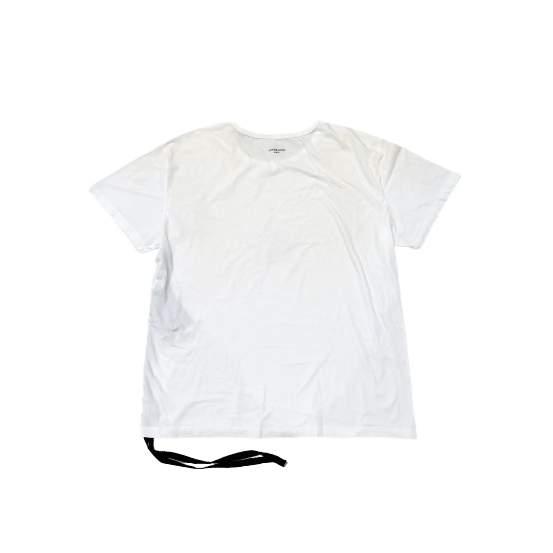 Ann 26ss pentagram printed streamer washed old loose retro short-sleeved T-shirt