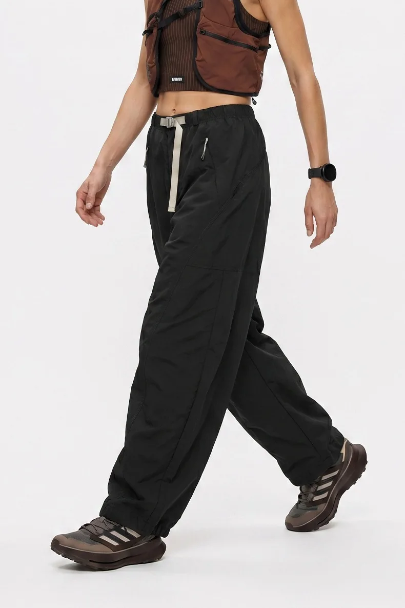 Outdoor Mountain Style Curved Pants 2026 Summer New Quick-Dry Lightweight Wide-Leg Casual Trousers