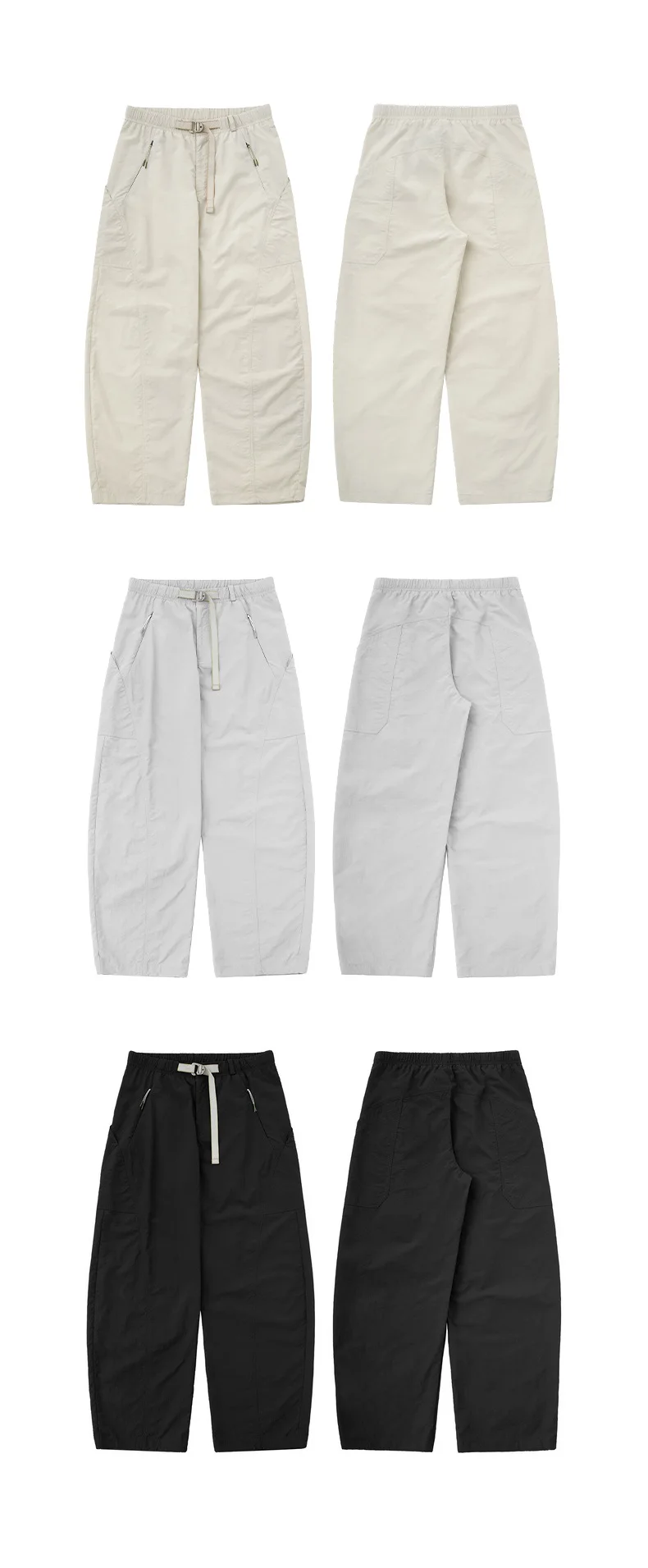 Outdoor Mountain Style Curved Pants 2026 Summer New Quick-Dry Lightweight Wide-Leg Casual Trousers
