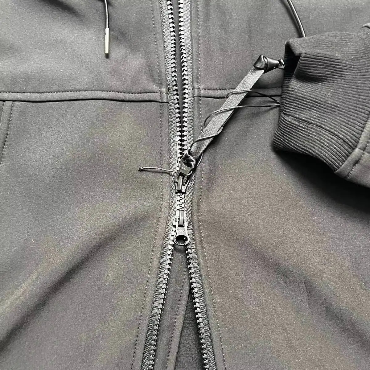 2026 For Men's Iconic Goggle Lens Hooded Jacket, Softshell Fleece Lined Windproof Coat, Outdoor Sports Casual Zip Up Jacket