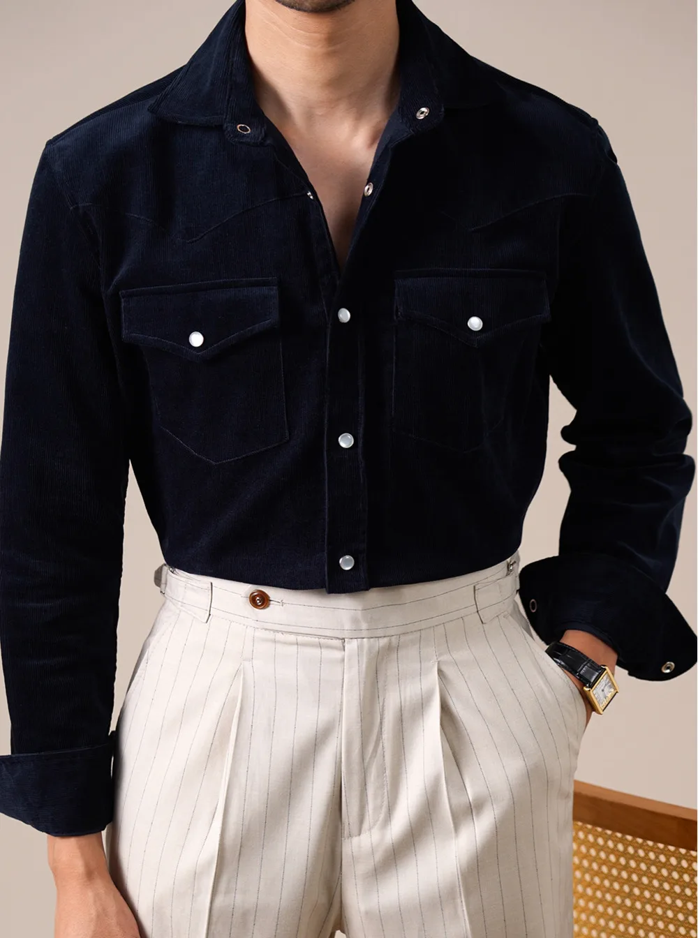 100% Cotton Blend Shirts Men Dress Long Sleeve Shirt Men Streetwear European Style Casual Business Formal Solid Color Men Shirt