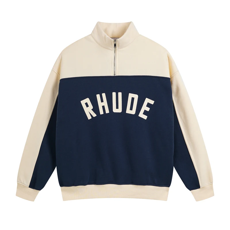New Model Same Style Multi Color Rhude Sports Outfit High-quality Fleece Thick Comfortable Casual Suit Stock Now