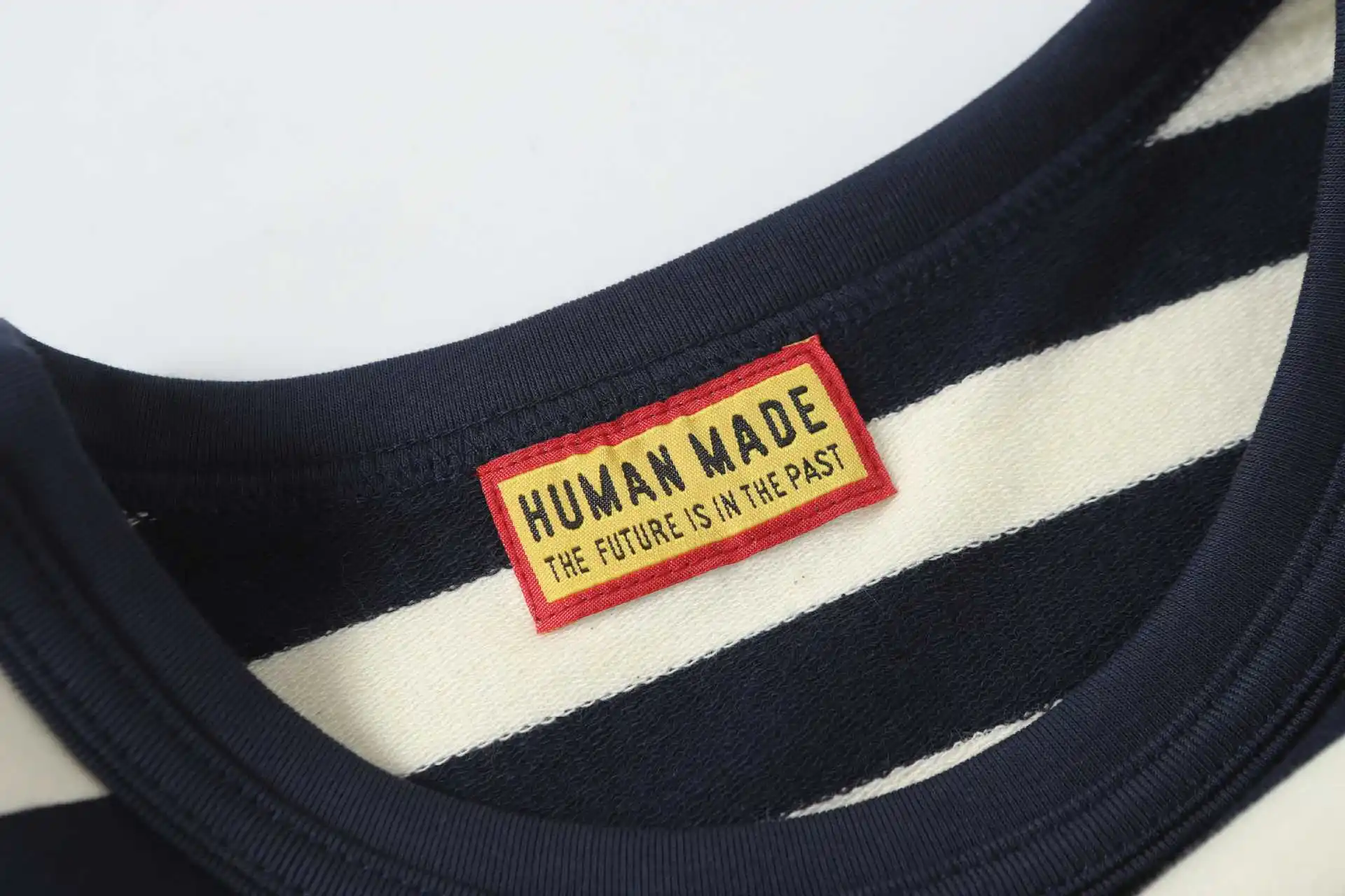 Human Made New Stripe L/S T-Shirt Cityboy Style Heavy Cotton Top Streetwear