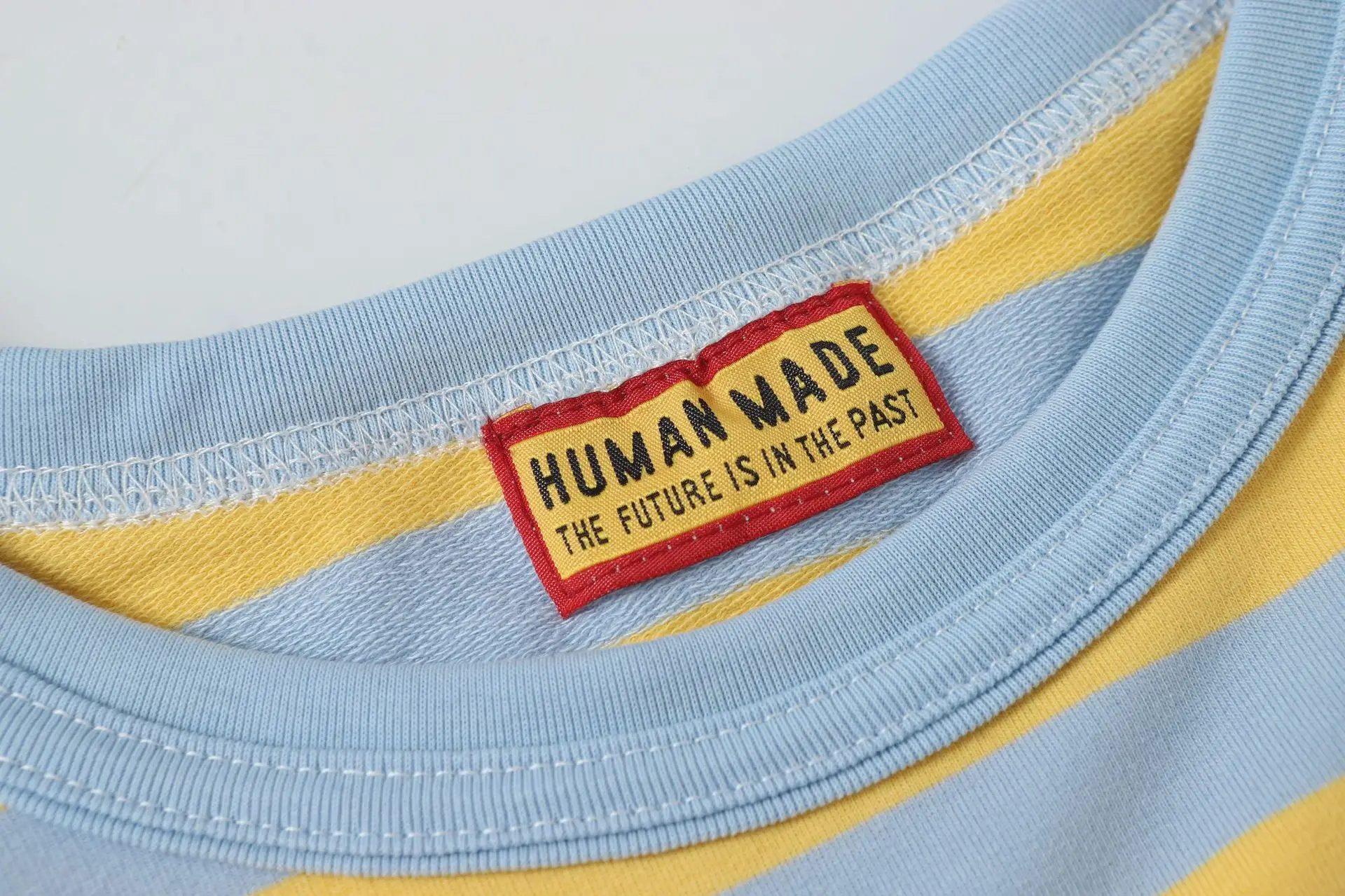 Human Made New Stripe L/S T-Shirt Cityboy Style Heavy Cotton Top Streetwear
