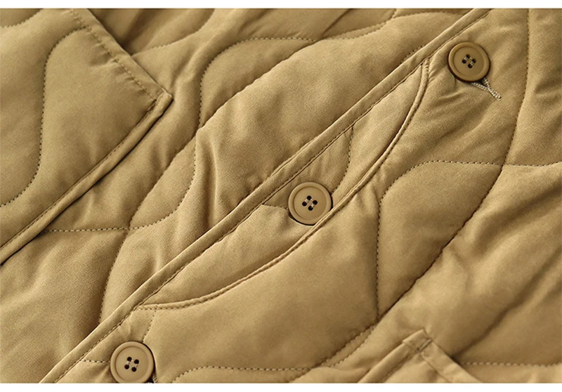 Vintage Amekaji Waistcoat Men Autumn Winter New V-neck Multi-pocket Quilting Vest Military Style Meniscus Cotton Hunting Vest