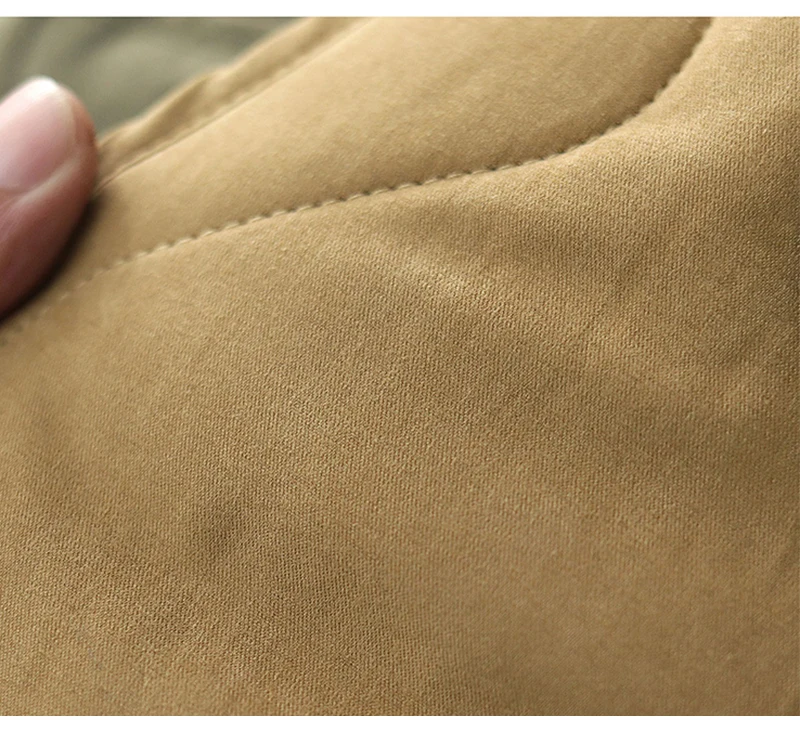 Vintage Amekaji Waistcoat Men Autumn Winter New V-neck Multi-pocket Quilting Vest Military Style Meniscus Cotton Hunting Vest