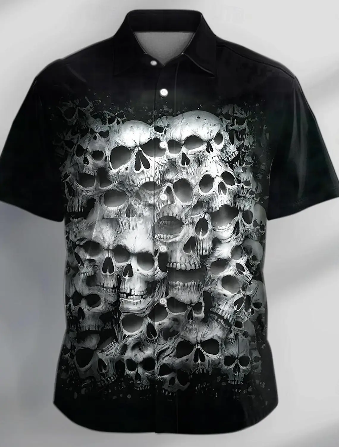 Men's Long Sleeve Shirt Floral Pattern V Neck Outdoor Street Long Sleeve Printed Clothing Fashion Streetwear Casual