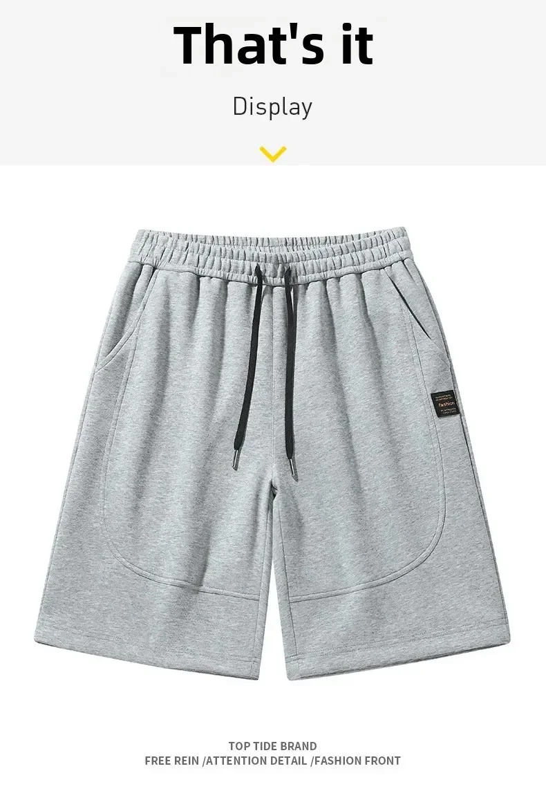Men's Casual Cotton Shorts Plus Size 9XL 8XL 7XL Short Pants Summer Sports Beachwear Comfortable Breathable Loose Fit Trousers
