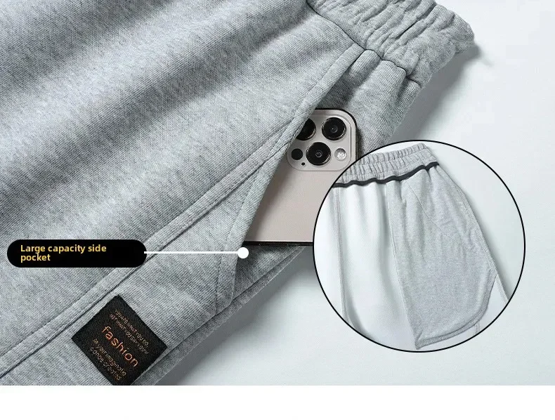 Men's Casual Cotton Shorts Plus Size 9XL 8XL 7XL Short Pants Summer Sports Beachwear Comfortable Breathable Loose Fit Trousers