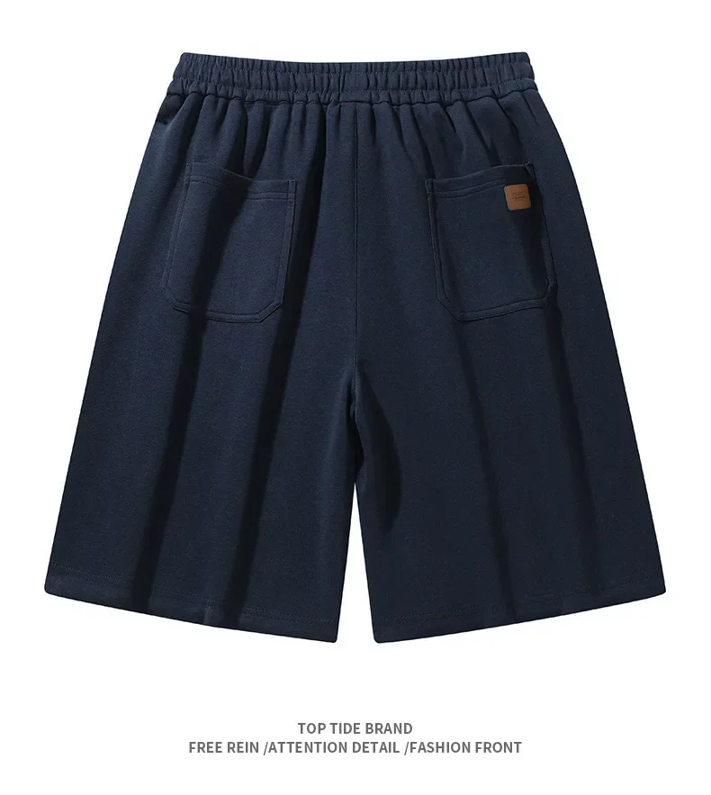 Men's Casual Cotton Shorts Plus Size 9XL 8XL 7XL Short Pants Summer Sports Beachwear Comfortable Breathable Loose Fit Trousers