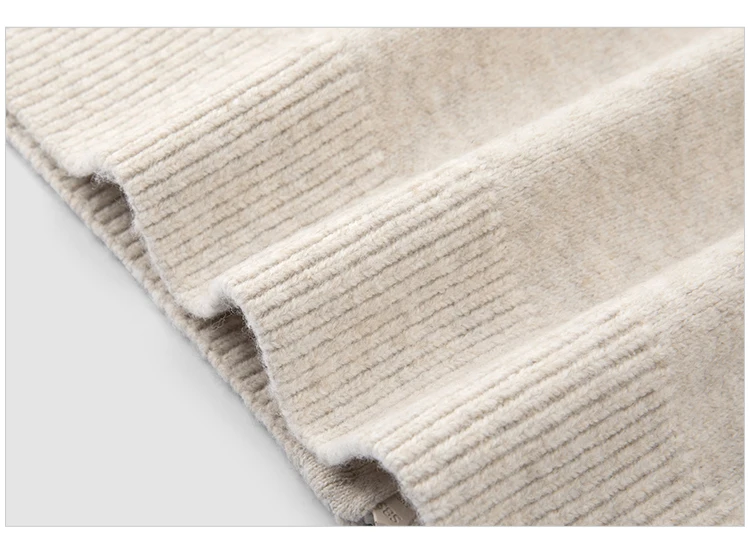 Semir Men Cardigan Knit Loose Mock Neck Raglan Sleeve 2026 Autumn Couple Style Sweater Outerwear Soft Daily Layer