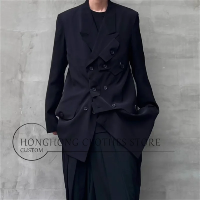Personalized Stylish Belted Jacket for Military Uniform. Fine-Spun Material for a Professional and Classic Oversized Suit.