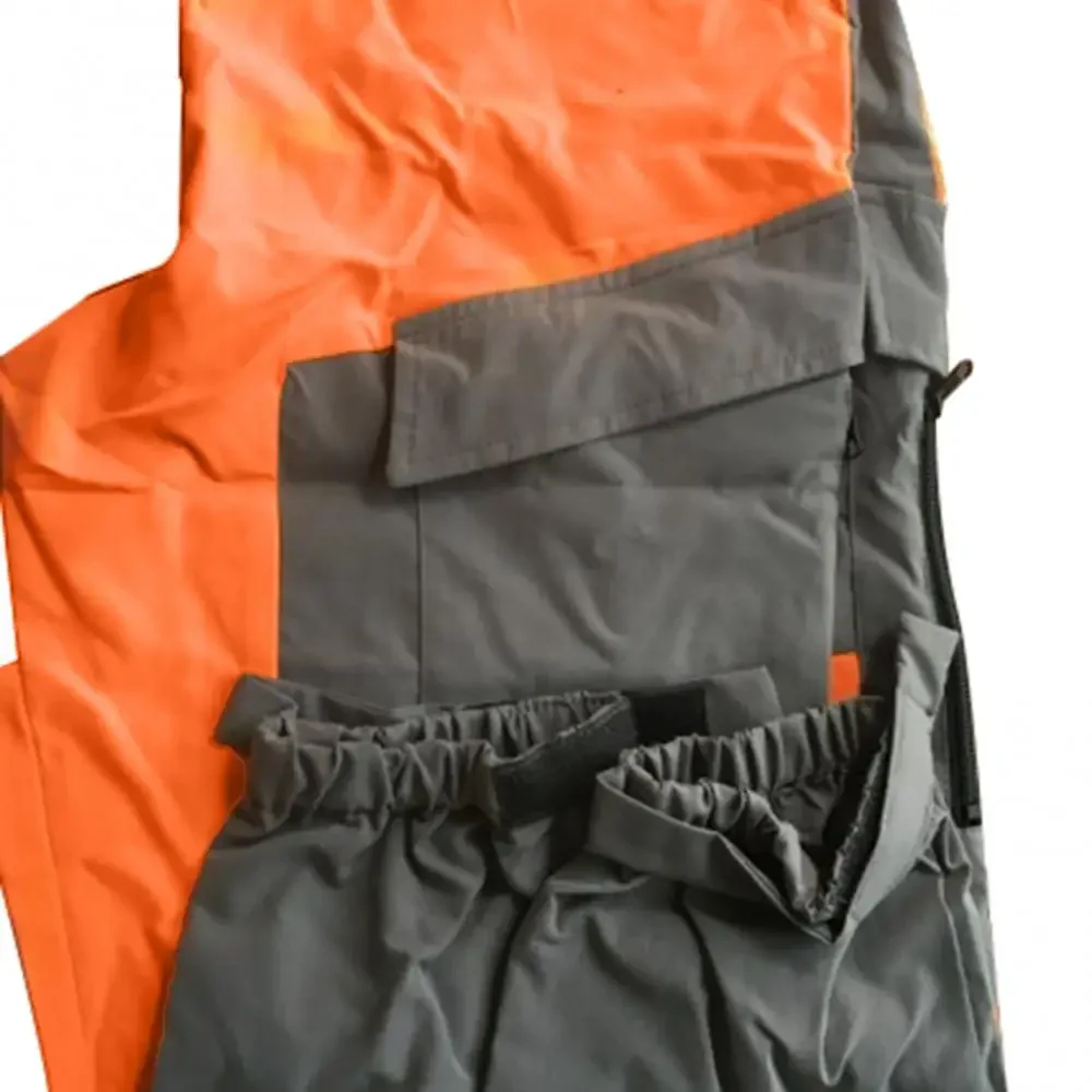 Waterproof Cargo Pants Men Summer Long Work Trousers Male Outdoor Color Block Multi Pockets Sports Camping Fishing Pant