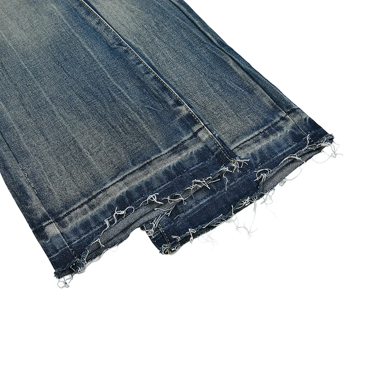 High Street Letter Embroidery Washed Blue Baggy Jeans for Men Straight Vintage Loose Casual Denim Pants Oversized Ropa Hombre
