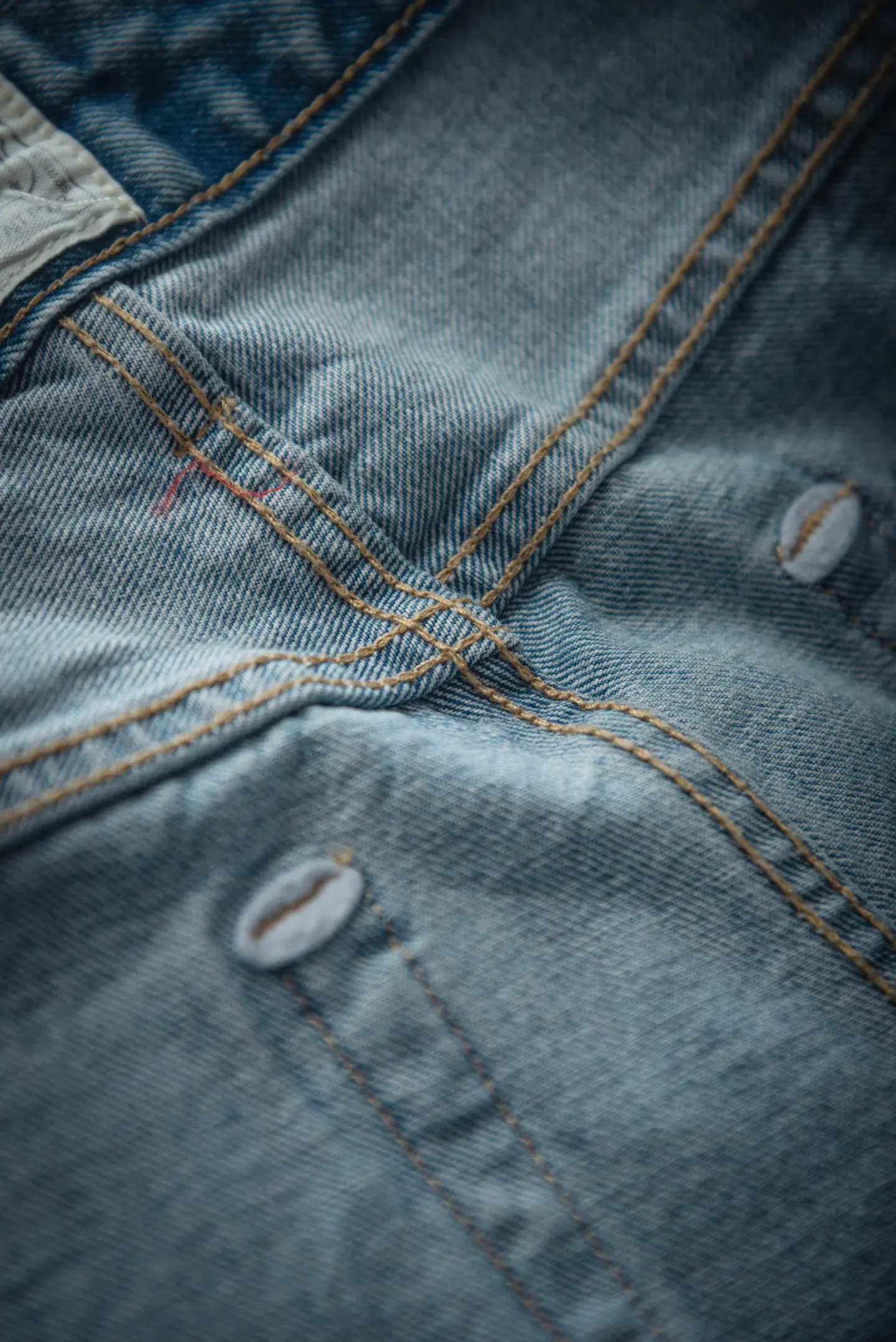 2026 Spring New American Retro Heavyweight High-end Comfort Jeans Men's Fashion 88% Cotton Washed Old Straight Casual Pants