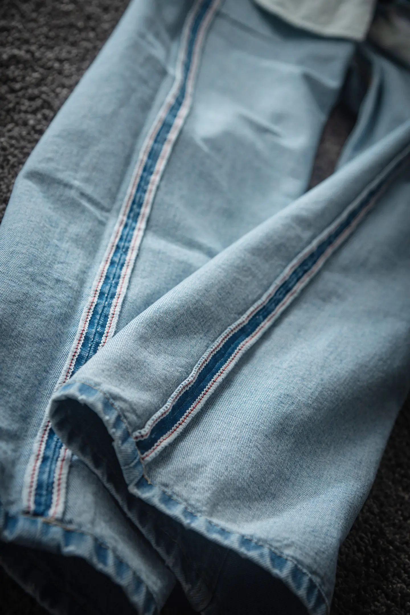 2026 Spring New American Retro Heavyweight High-end Comfort Jeans Men's Fashion 88% Cotton Washed Old Straight Casual Pants