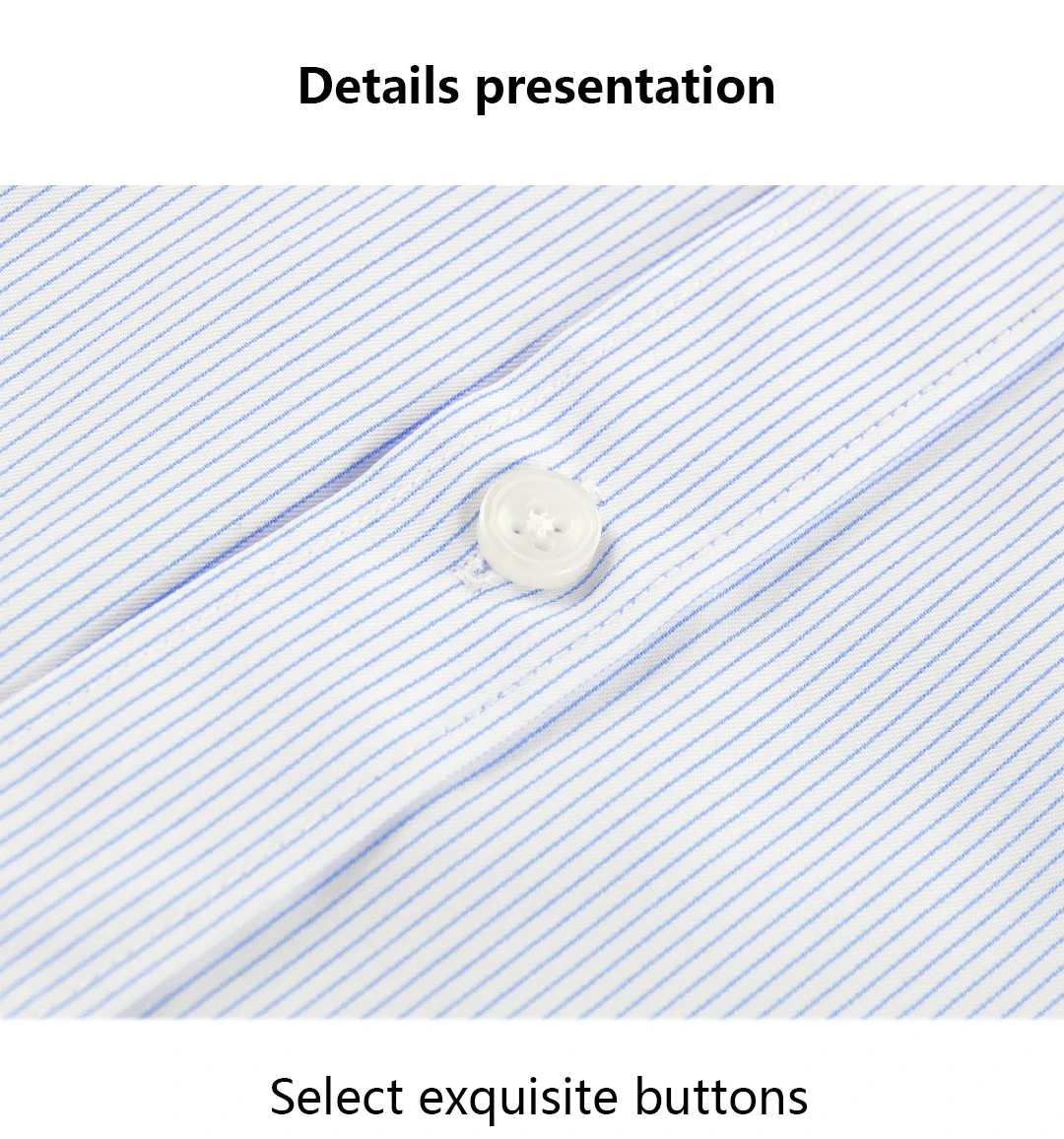 CH Letter Embroidered Solid Color Stripe Long Sleeve Shirt Men Point Collar Regular Fit Luxury Touch Premium Cotton Tops