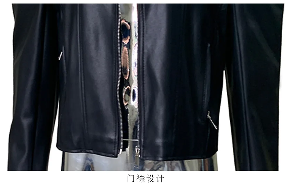 Nerazzurri Spring Autumn Cool Black Short Pu Leather Jacket Men Shoulder Pads Long Sleeve Luxury Streetwear Zip Up Clothes 2026