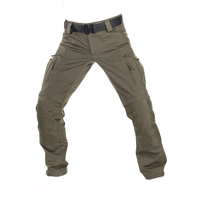 Men Cargo Pants Tactics Wear Resistant Multiple Pockets Military Tactical Pants Casual Spring Autumn Men's Trousers Hiking